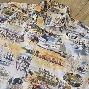 High Seas Trading Vintage San Diego Landmarks Shirt Size XXL Hawaiian Aloha